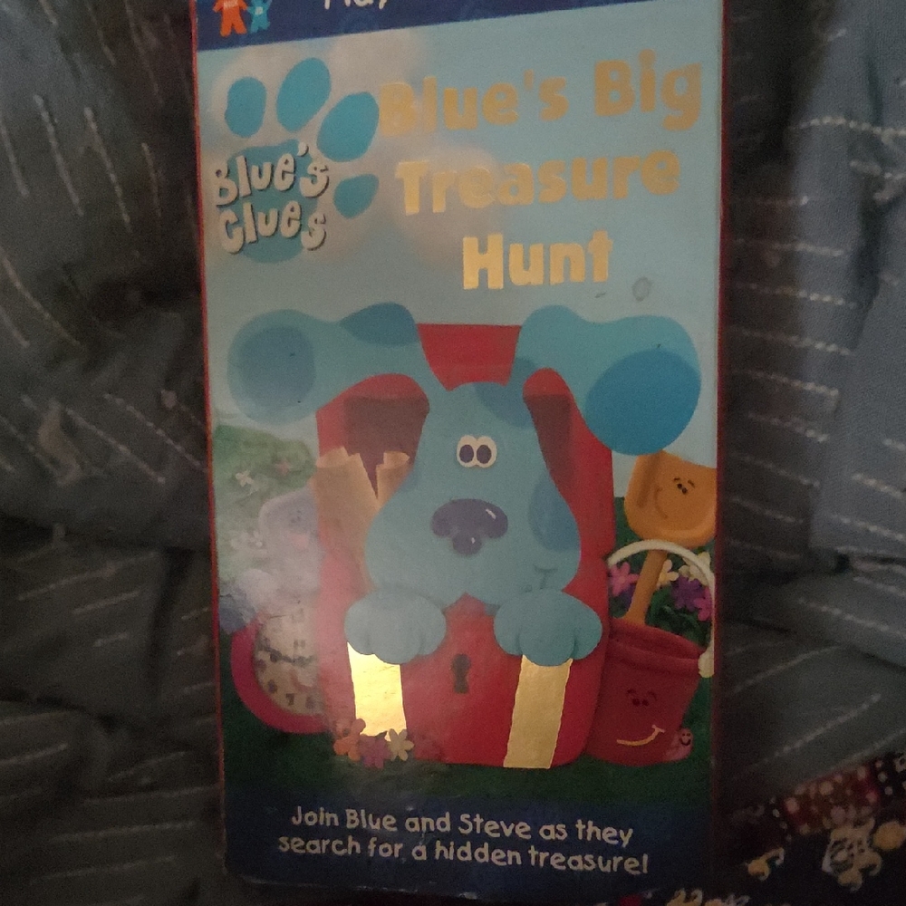 Blue's Clues Big Treasure Hunt Vhs Vintage